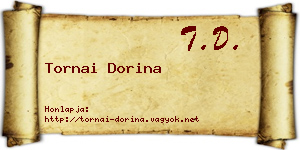 Tornai Dorina névjegykártya